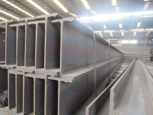 Faisceaux H non alliés galvanisés pour la fabrication personnalisée Q355b Q345 Q235 A36 A572 Faisceau structural Faisceaux H en acier laminés à chaud
