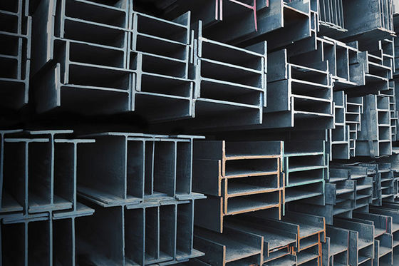 Faisceaux H non alliés galvanisés pour la fabrication personnalisée Q355b Q345 Q235 A36 A572 Faisceau structural Faisceaux H en acier laminés à chaud