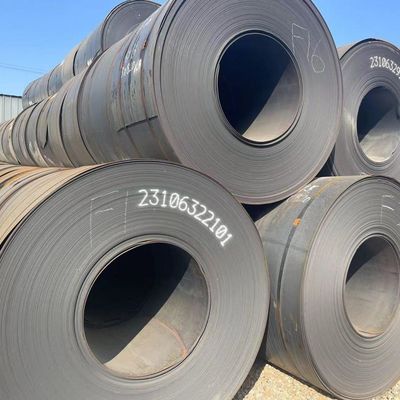 Coil de tôle ASTM A57 A36 Ss400 Dx51d Dx52D Q295 Q235 Acier laminé à chaud HRC à faible teneur en carbone doux pour chaudière