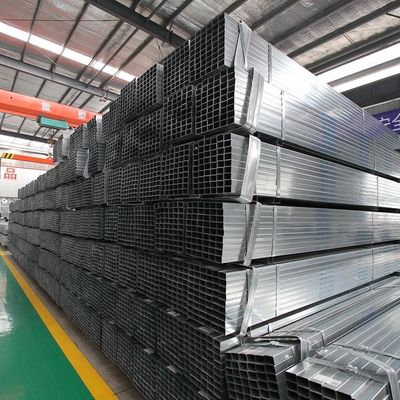 BS1387 GB/T1793-2001 ASTM A53-2007 Pipe carrée galvanisée à chaud à prix avantageux et de qualité Q235