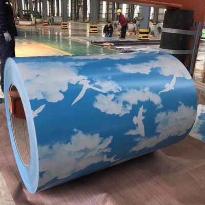 PPGI PPGL bobine revêtue de couleur galvanisée 1250 mm SGCC 0,25 mm avec tolérance de primer 5-7um ± 1%
