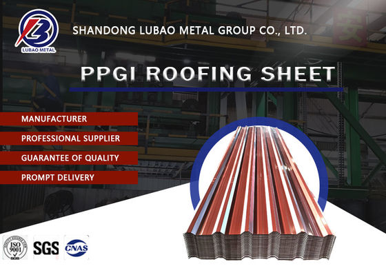 Vente de revêtement en zinc RAL ASTM SGCC Z40 0,5 mm 1 mm PPGI ondulé couleur revêtue de panneaux de toiture avec revêtement Z30-Z40