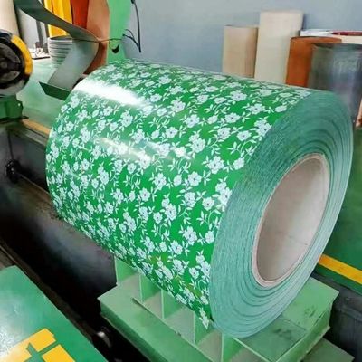 DX51D RAL9010 9030 0,12 à 4,0 mm PPGI PPGL bobine d'acier galvanisé prépeint avec des couleurs et une longueur personnalisées