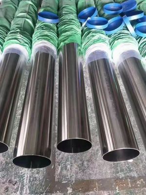 Pipe SS personnalisée 201 202 301 304 304L 321 316 316L 201 304 316 Pipe en acier inoxydable poli facturation par poids réel