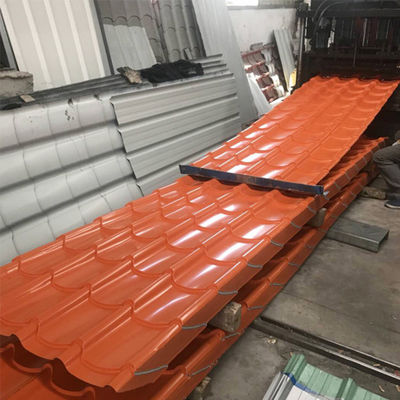 Toiture en tôle galvanisée directe avec matériau de structure et couleur personnalisée