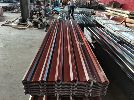 Plaque d'acier galvanisé prépeint couleur SGCC pour la construction