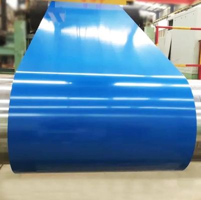 Épaisseur 0,25-0,8 mm SS400 PPGI PPGL bobines d'acier en Ral 5020 couleur revêtue d'une épaisseur de 1,4 mm