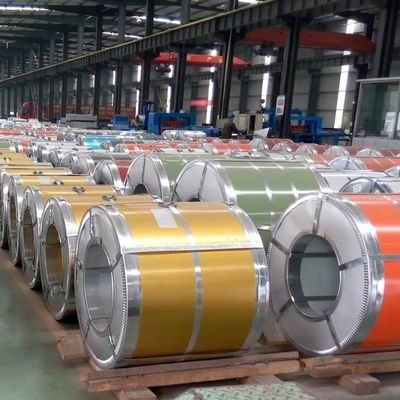 Dx51d Dx52d Dx53d Dx54d Bandes prépeintes de métaux galvalum avec service de traitement par perçage et tolérance ± 1%