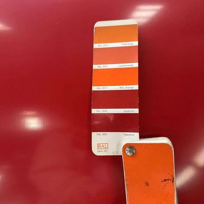 Dx51d Dx52d Dx53d Dx54d Bandes prépeintes de métaux galvalum avec service de traitement par perçage et tolérance ± 1%