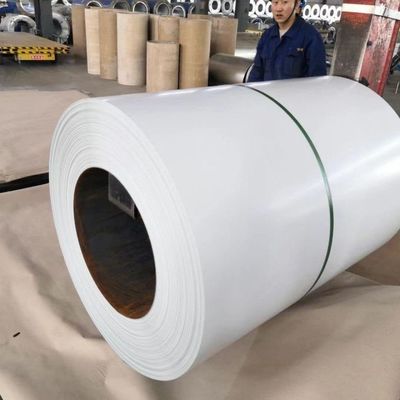 Z30-Z40 Couche G550 DX51D ppgi bobine d'acier galvanisé prépeint PPGI tôles de toiture ondulées bobine rouleau revêtu de couleur