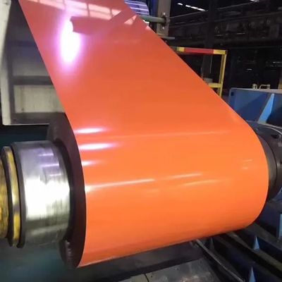 1250 mm largeur régulière ASTM TDC51D TDC52D TDC53D 0,5 mm bobine revêtue de couleur personnalisable avec Primer 5-7um