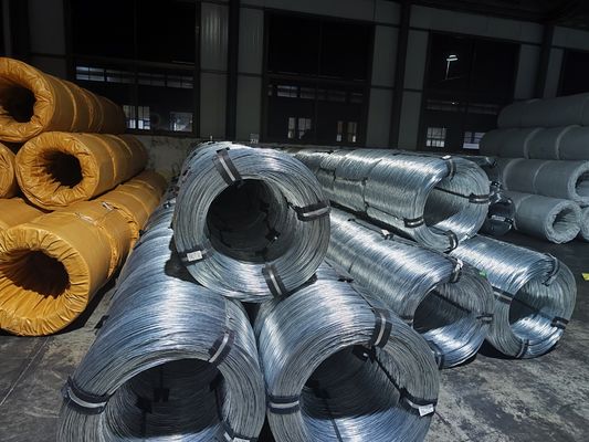 Fil d'acier inoxydable galvanisé à chaud de 1,2 mm à 2,0 mm Options pour une tolérance extérieure résistante à la rouille ± 1% Q195 Q235 Zinc recouvert