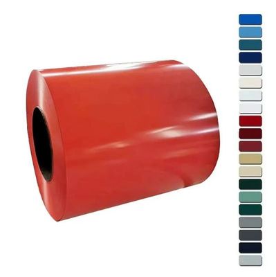 Rouleaux de bobines d'acier DX51D DX52D DX53D Z30 Z275 Fabrication de parois PPGI PPGL prépeint avec une épaisseur de revêtement peint de 0,25 à 0,8 mm
