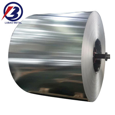 Coil d'aluminium Surface d'argent 3003 coil d'aluminium 4047 feuille de rouleau d'aluminium revêtu Feuille d'aluminium laminée à froid