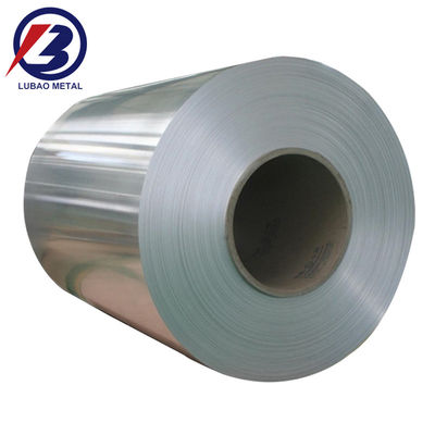 Coil d'aluminium Surface d'argent 3003 coil d'aluminium 4047 feuille de rouleau d'aluminium revêtu Feuille d'aluminium laminée à froid