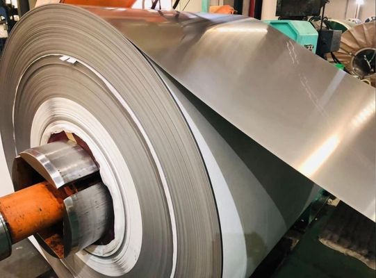 Coupe de bande laminée à froid AISI ASTM 201 301 304 316 316 410 421 430 0,1-3,0 mm bobine en acier inoxydable pour l'industrie