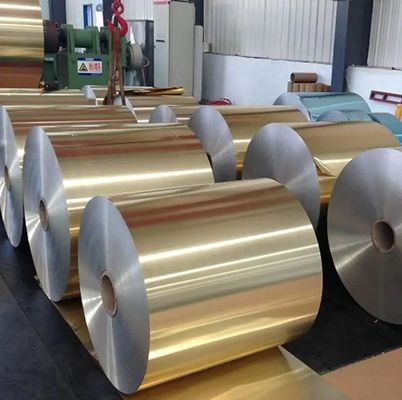 PPGL bobines 0,5 mm prépeintes 1050 PVDF 3003 bobine en aluminium revêtue de couleur avec une haute résistance à la corrosion