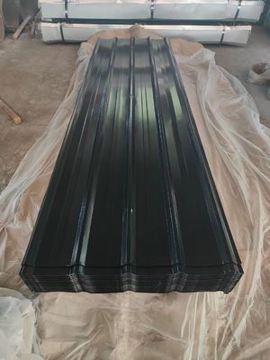 Matériau de construction ignifuge Couleur galvanisée en tôle ondulée avec technique galvanisée à chaud et toit résistant à la chaleur