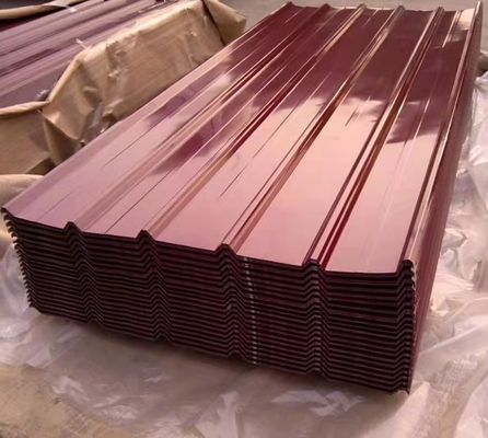 0.1-1mm Épaisseur SGCC SPCC SECC DX51D PPGI Couleur de la feuille de toiture revêtue pour le service de décoiling de traitement de la construction