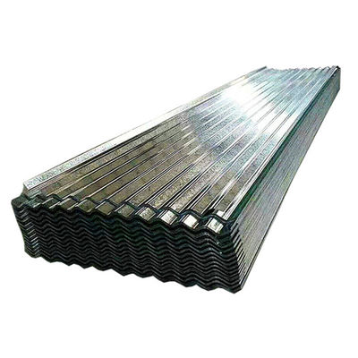 Plaque de toiture en zinc galvanisée Plaques ondulées en fer GI Plaque de toiture professionnelle Large stock Coating Z41-Z60 Tolérance ± 1%