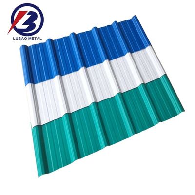 0.32/0.33/0.34/0.35/0.36/0.37/0.38/0.39mm PPGI feuille de fibre de verre pour le service de coupe dans les toits Carport