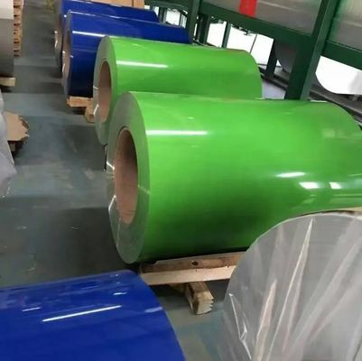 ASTM JIS DIN GB Standard Ral Couleur bobines d'aluminium série 3004.3003 0,27 mm épaisseur couleur revêtement bobine d'aluminium
