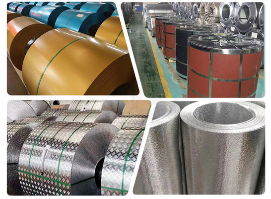 Grade 1000 2000 3000 5000 6000 7000 Série bobine en alliage d'aluminium 1050 1060 3033 5052 1250 mm personnalisée pour le découpage