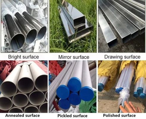 Ligne de soudage ERW Type 304 304L 316 316L Tubes en acier inoxydable sans soudure avec finition de surface TSHS
