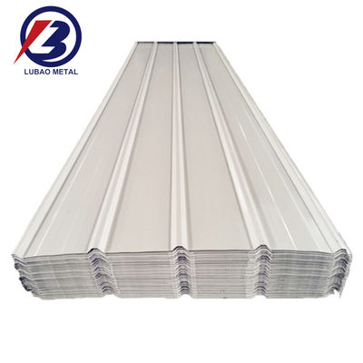 Technique laminé à chaud Dx51d Dx52D Dx53D 0,12-6mm 30-275g Carreaux de toiture Galvalume Ppgi prépeints Plaque d'acier ondulé avec 1