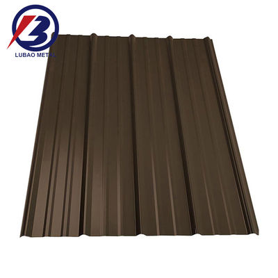 Technique laminé à chaud Dx51d Dx52D Dx53D 0,12-6mm 30-275g Carreaux de toiture Galvalume Ppgi prépeints Plaque d'acier ondulé avec 1