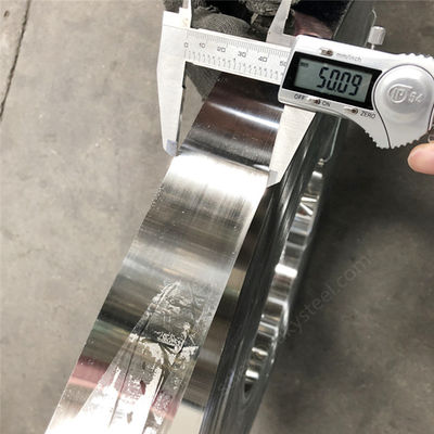 Pipe fluide 1,5 mm épaisseur miroir poli 201 bobine en acier inoxydable pour la décoration finale et la facturation par poids théorique