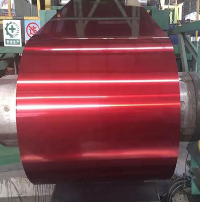 Le traitement de la soudure est effectué sur une bobine de plaque en acier galvalume en bobine PPGL AZ150 en aluminium et en zinc