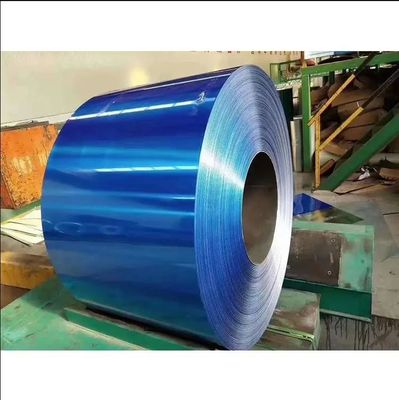 Le traitement de la soudure est effectué sur une bobine de plaque en acier galvalume en bobine PPGL AZ150 en aluminium et en zinc