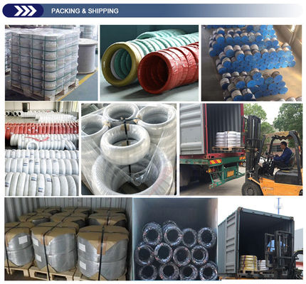 Série 300 Grade Excellent Annealing Pickling Fil d'acier inoxydable 304 316 410 avec une teneur en Si de 1,0%.