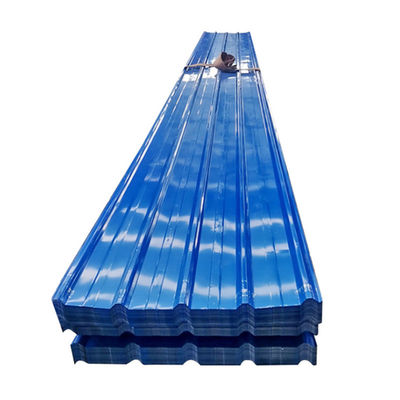 30-275 g/m2 Galvalume prépeint Ppgi Carreaux de toiture Zinc GI Galvanisée ondulée tôle d'acier galvanisé avec service de traitement de soudage