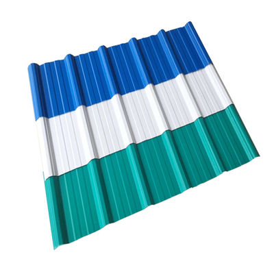 Résistance PPGI couleur tôle de toiture ondulée Matériau de construction Ibr Sgcc Zinc enduit à chaud Carreaux de fer prépeints
