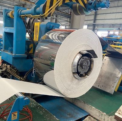 BA 2B 8K bobine en acier inoxydable de surface 301 304 316 pour le service de perforation et une tolérance élevée
