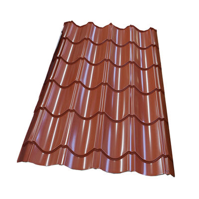 Technique de carreaux ondulés garantie 9002 9006 Plaque de toit en acier ondulé de couleur laminée à froid laminée à chaud et garantie