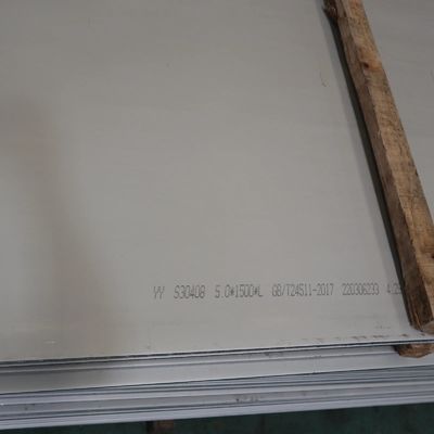 301 304 316 Plaque en acier inoxydable en BA 2B 8K Finition d'épaisseur de 0,3-0,6 mm et norme DIN EN 10088-2