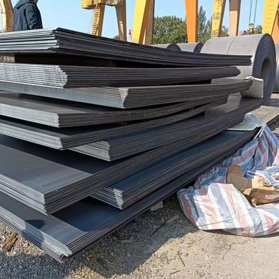 Prime HRC bas carbone ASTM A36 Q195 Q235 SS400 Épaisseur 0,8-300 mm d'acier doux MS tôle d'acier laminée à chaud pour plaque de conteneur