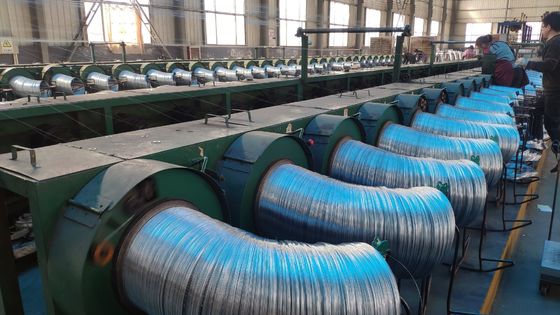 15g revêtement de zinc fil d'acier galvanisé trempé à chaud L'option idéale pour les matériaux de construction