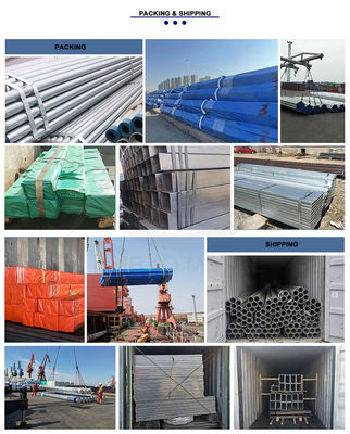 ASTM Q195 Q215 Q235 Q345 tuyau rond galvanisé à chaud de 6 m de longueur et de 26,9-310 mm de diamètre extérieur