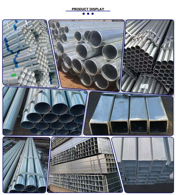 ASTM Q195 Q215 Q235 Q345 Pièces galvanisées à chaud et tuyaux galvanisés électroplatés pour non-alliage