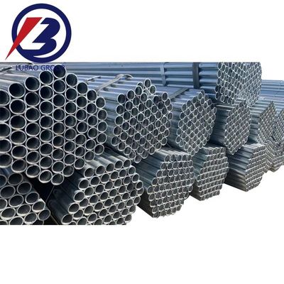 Zinc275 non allié Matériaux de construction métalliques tuyaux galvanisés tuyaux en acier soudés sur mesure pour la construction non alliés huilés