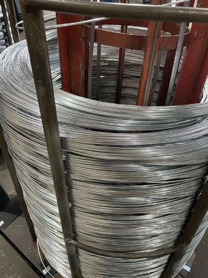 19 protection des fils de fil fil de fer galvanisé fil d'acier avec norme GB Q195 Q235