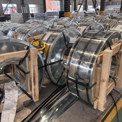 Machinerie de précision et fabrication de bobines d'acier galvanisé de résistance régulière à l'épingle DX51D Z40 avec certification CE