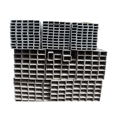 Pièces en acier galvanisé carré trempé à chaud de 3x3 pouces enduit de zinc de 0,5 mm Protection améliorée pour la structure de construction