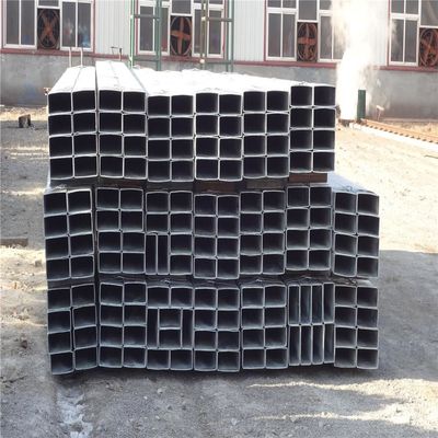 Pièces en acier galvanisé carré trempé à chaud de 3x3 pouces enduit de zinc de 0,5 mm Protection améliorée pour la structure de construction