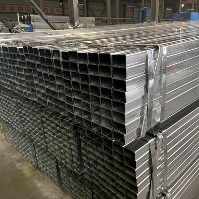 Pièces en acier carré pré-galvanisées de 4x4 pouces de haute capacité