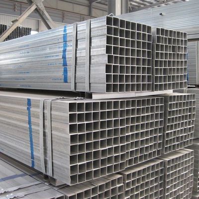 Excellente résistance à la corrosion API Pipe 1.2-2mm Épaisseur 6x6 pouces Pièces d'acier galvanisées carrées avec revêtement en zinc de 0,8 mm